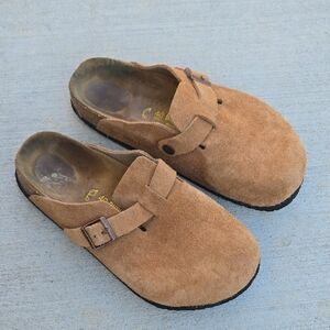 Tan Suede Women's Slip-On Shoes